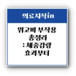 위고비 부작용 총정리: 체중감량 효과부터 위장장애·췌장염·정신적 영향까지