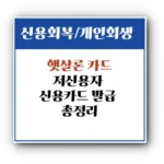 햇살론 카드: 2025년 저신용자를 위한 신용카드 발급 지원 총정리