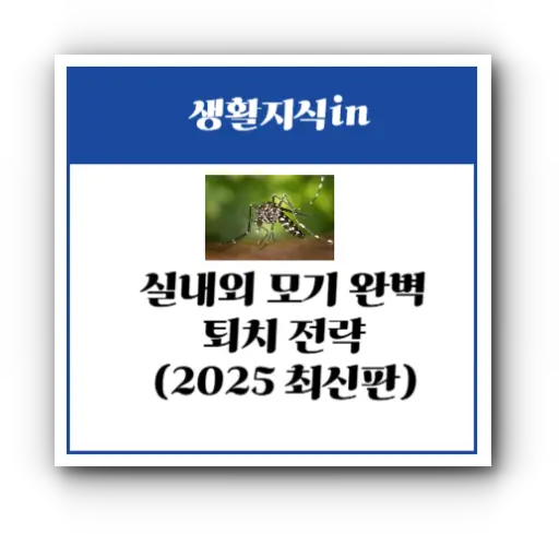 실내외 모기 완벽