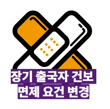 장기출국자 건보 면제 요건