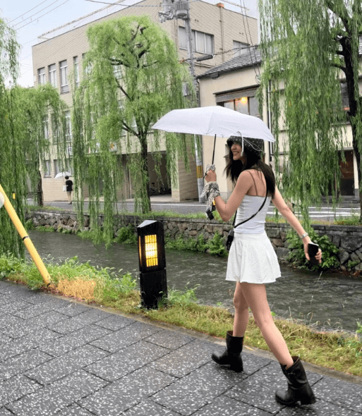 김태리 일본 여행 패션